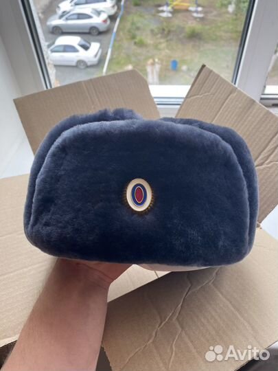 Шапка ушанка Росгвардия уставная