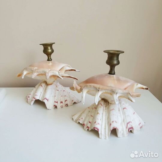 Подсвечники-ракушки