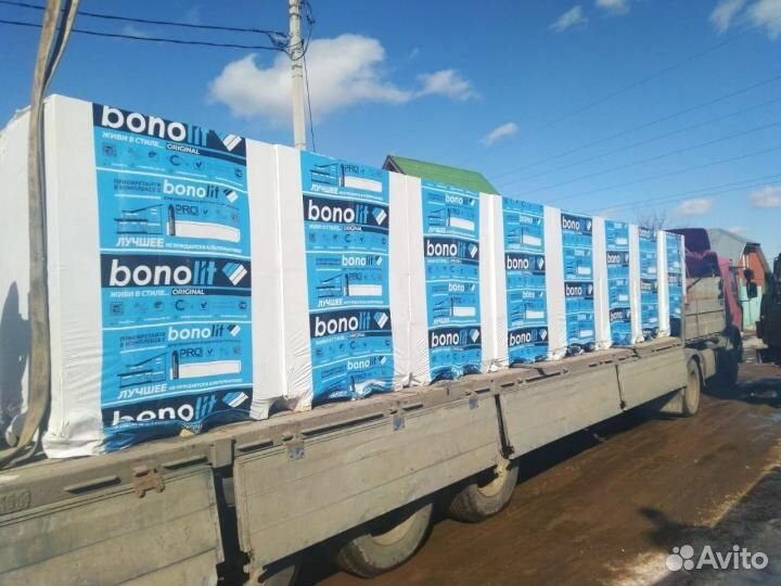 Газобетонные блоки Bonolit Кубиблок Калужский