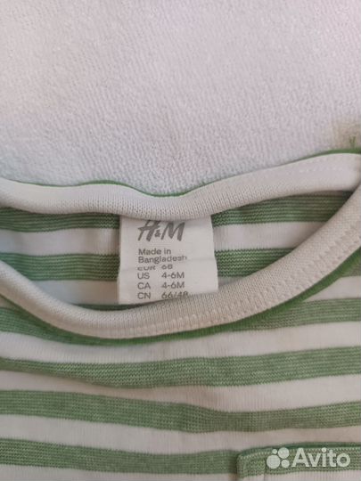 Одежда H&M для мальчика р. 68