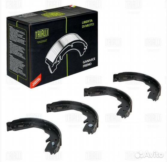 Колодки тормозные барабанные стояночного тормоза T