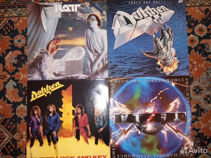 LP Tesla, Dokken, Ratt,Deep Purple, Bon Jovi