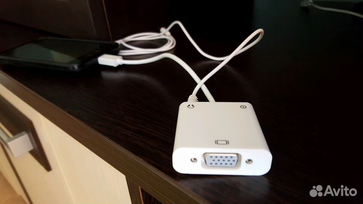 Адаптер для смартфона samsung MHL VGA - USB micro