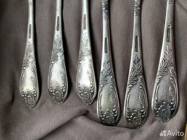 Вилки СССР, мельхиор со знаком качества