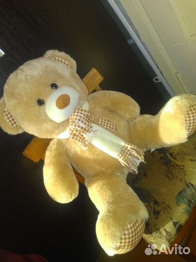 Большой,плюшевый медведь(новый/70см)