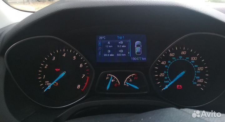 Приборная панель Ford Focus 3 дорест./ Ford Kuga 2