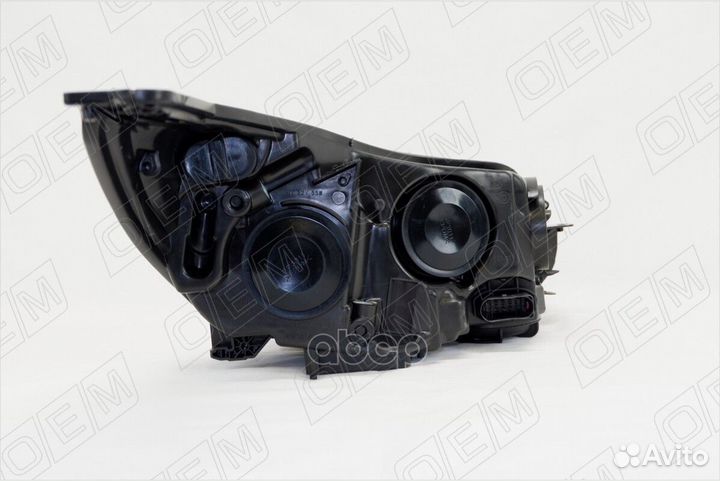 Фара левая Ford Focus 3 2011-2015, галоген, черная