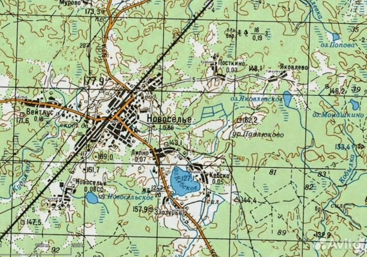 Топографическая карта Псковской области для Garmin