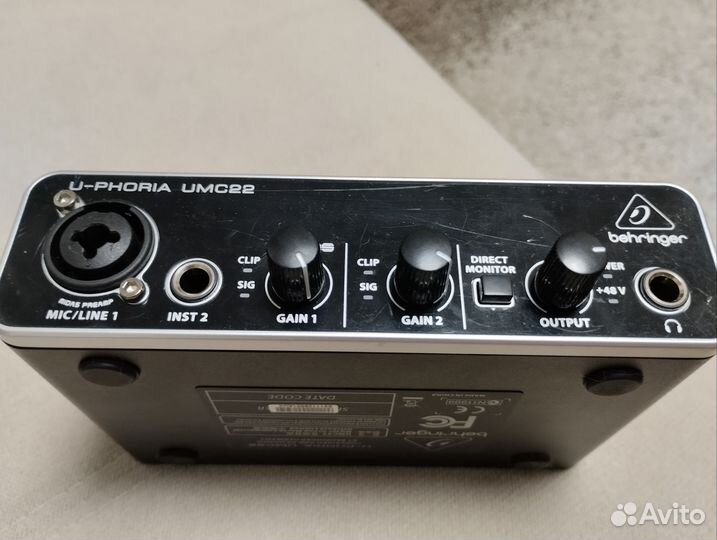 Аудиокарта u-phoria umc22