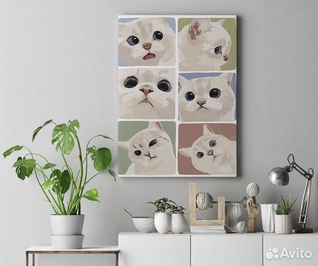 Готовая картина по номерам