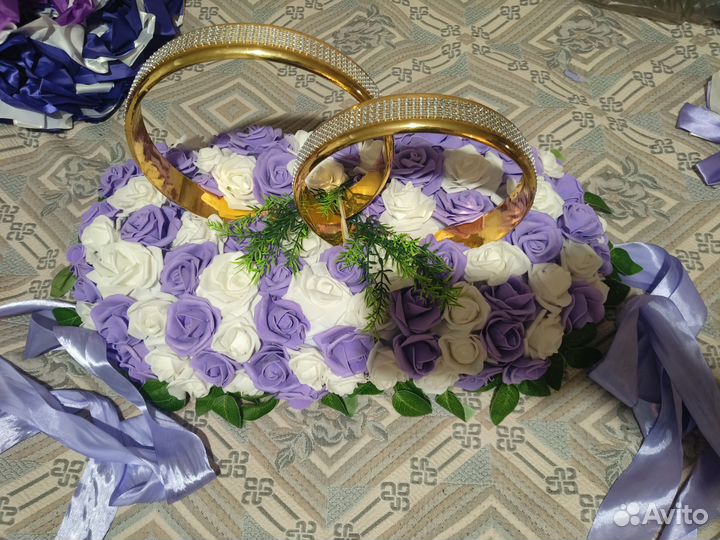 Свадебные украшения на машину продажа