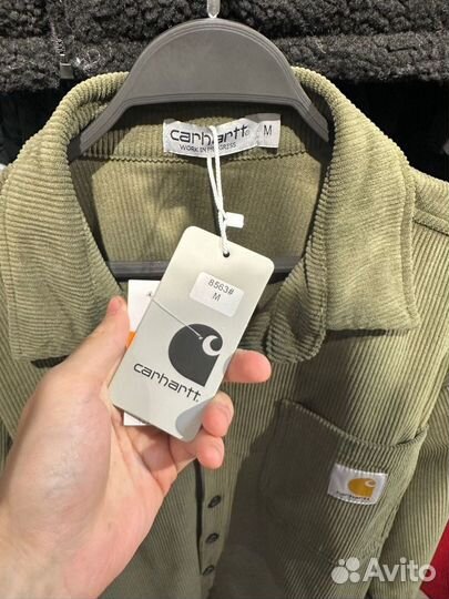 Рубашка carhartt вельветовая