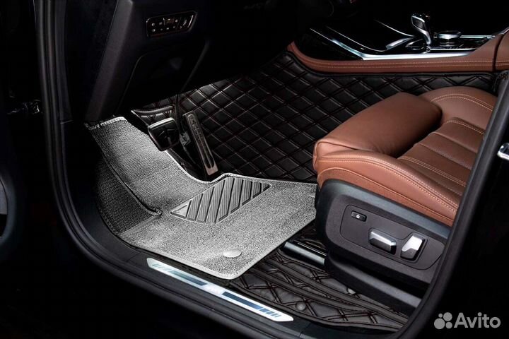 3D Коврики Range Rover Салон Багажник из Экокожи
