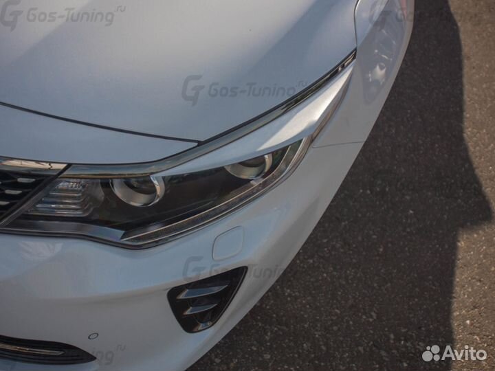 Накладки на фары реснички GT Line на Kia Optima JF