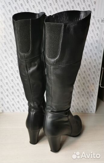 Сапоги кожаные 38
