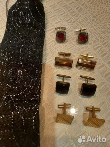 Запонки винтажные,галстук.ссср