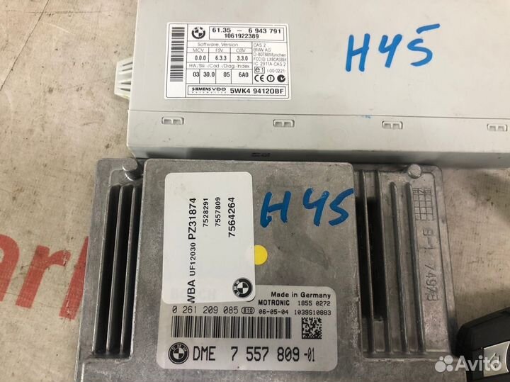 Блок DME Cas Ключ BMW E87 N45 BMW E87
