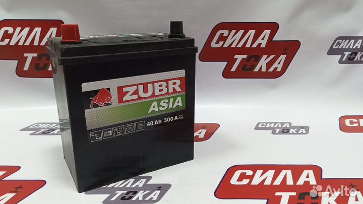 Аккумулятор на Матиз zubr Asia 40Ач(сам)