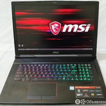 MSI 17.3/120 i7-8750H 6я12п GTX1070/8 16Гб 256+1Тб