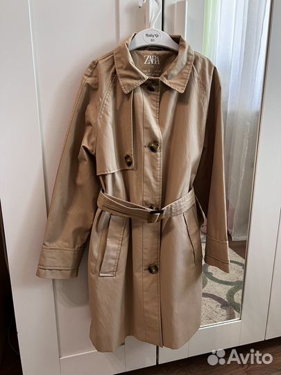 Плащ тренч на девочку zara 134