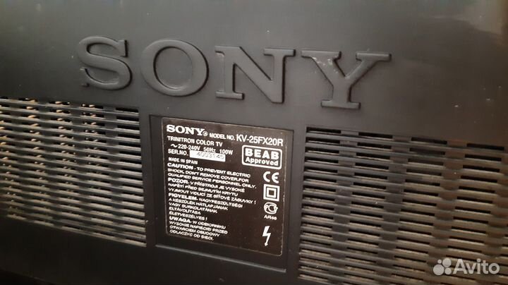 Телевизор sony KV-25FX20R Trinitron + пульт