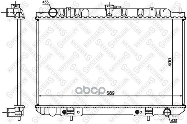 10-25397-SX радиатор системы охлаждения АКПП N