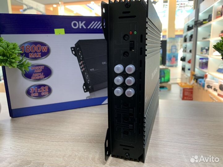 Усилитель звука Alpine 1800W (новая,гарантия)