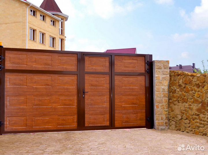 Ворота распашные на заказ с гарантией