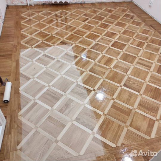 Цикловка шлифовка паркета