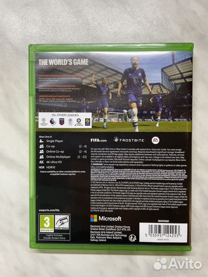 Fifa 23 на xbox one диск