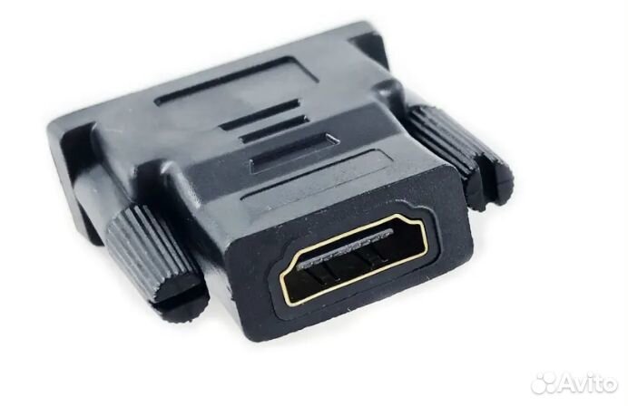 Переход DVI-D штекер-hdmi гнездо пластик