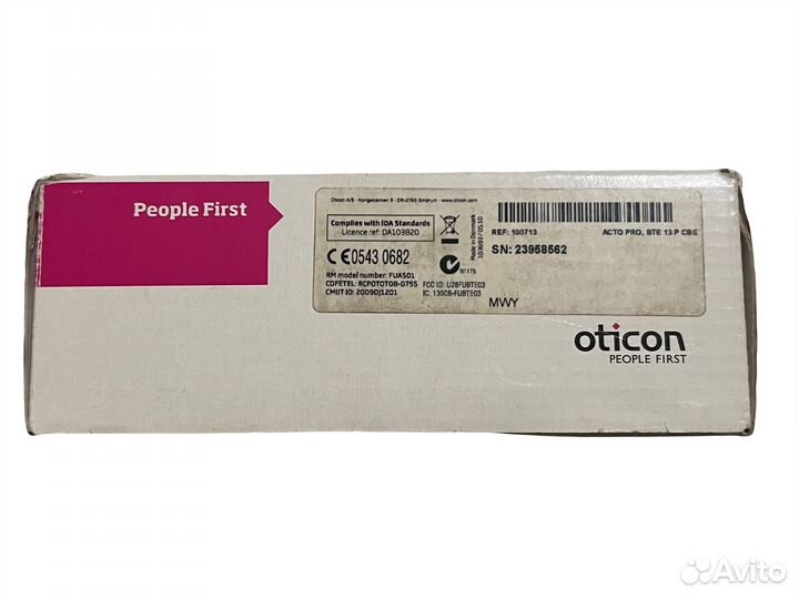 Слуховой аппарат oticon acto pro BTE power