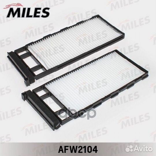 Фильтр салона nissan patrol 00- (упак.2шт.) afw