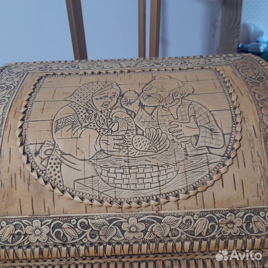 Хлебница из бересты