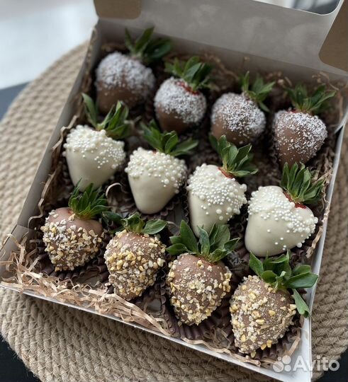 Клубника в бельгийском шоколаде наборы