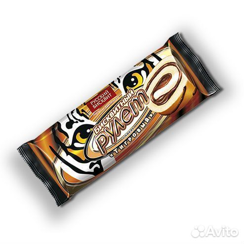 Рулет Русский Бисквит Тигровый с Какао 175г