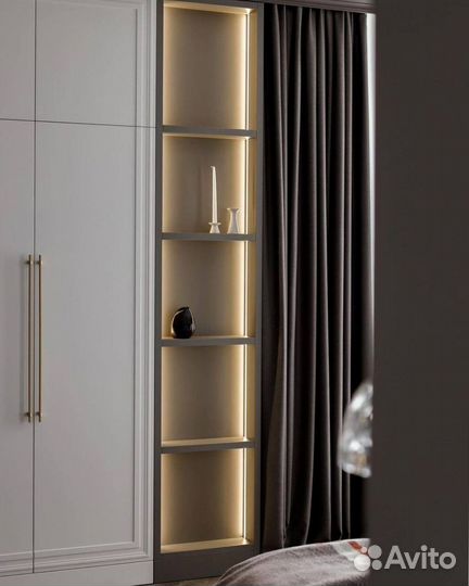 Шкаф с фрезеровкой