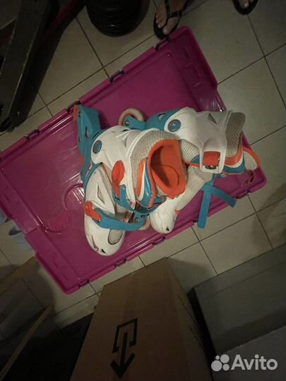 Роликовые коньки 35 38 детские