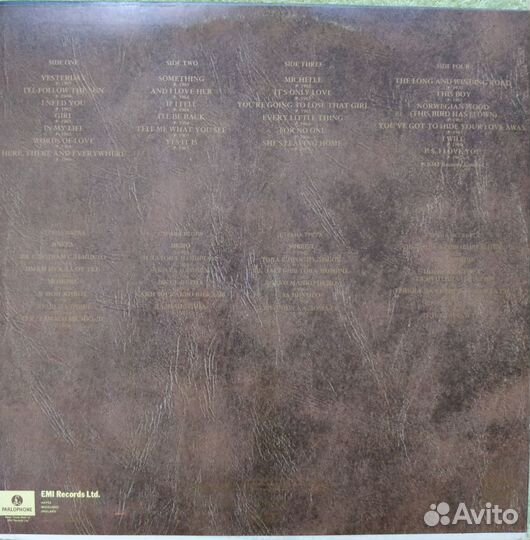 The Beatles (Love Songs) 2 lp