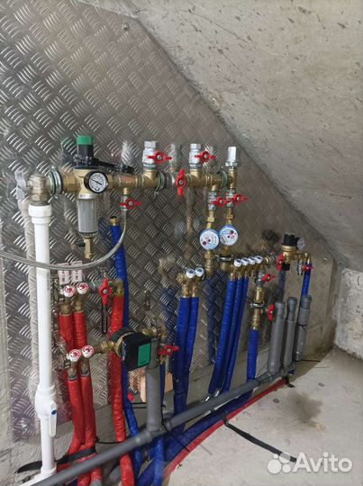 Отопление, теплый пол, котельные в частном доме