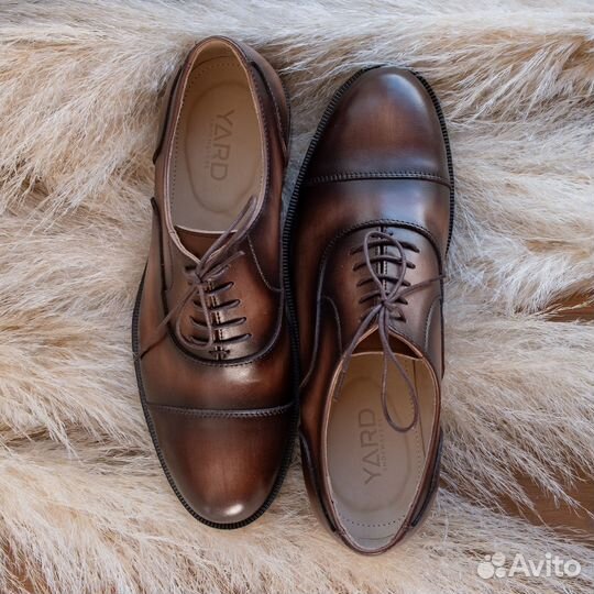 Туфли мужские кожа Оксфорды