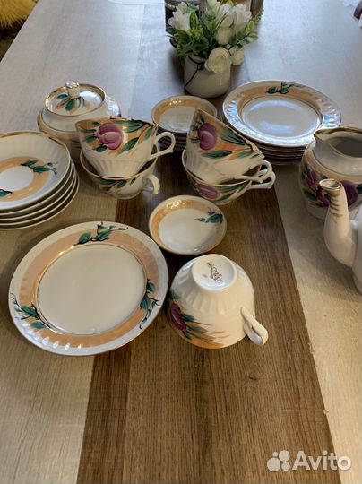 Сервиз чайный СССР Дулево