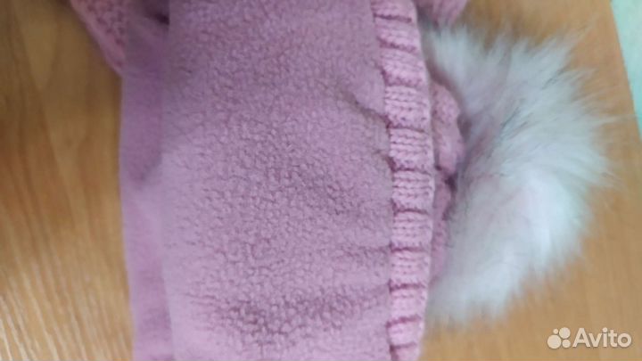 Комплект шапка и снуд женский