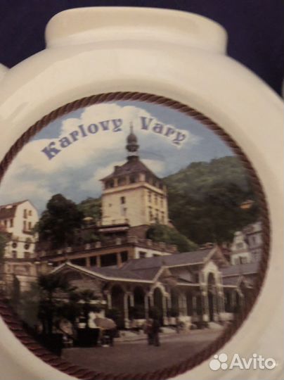 Бюветник из Карловы Вары 1996 год кружка чайник