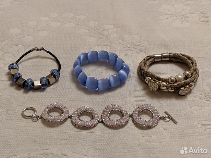 Бусы, браслеты, серьги, бижутерия