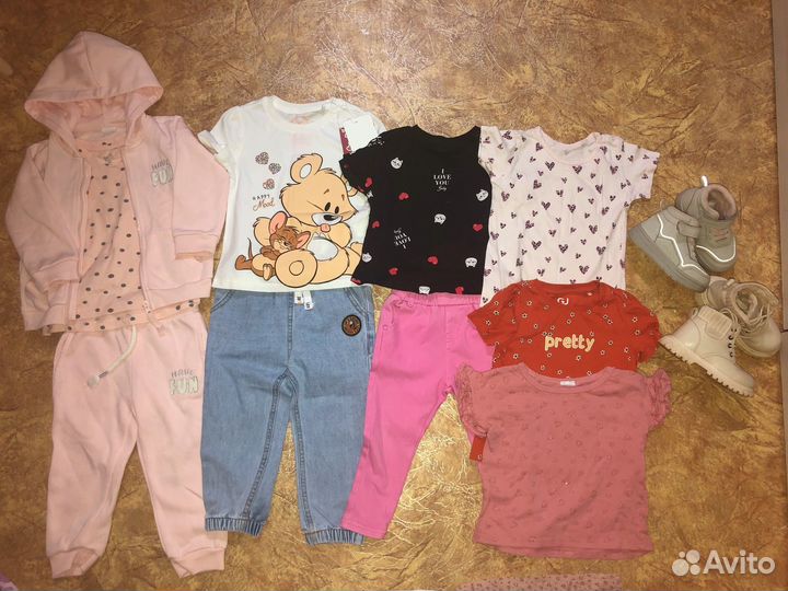Детские вещи пакетом на девочку