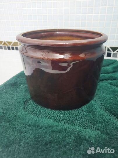 Керамический цветочный горшок