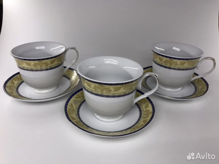Чайный сервиз на 6 персон фарфор
