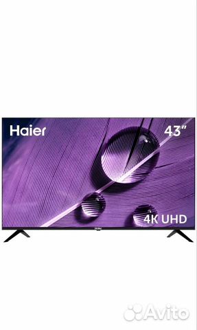 Телевизор новый Haier SMART TV S1 43" 4K UHD