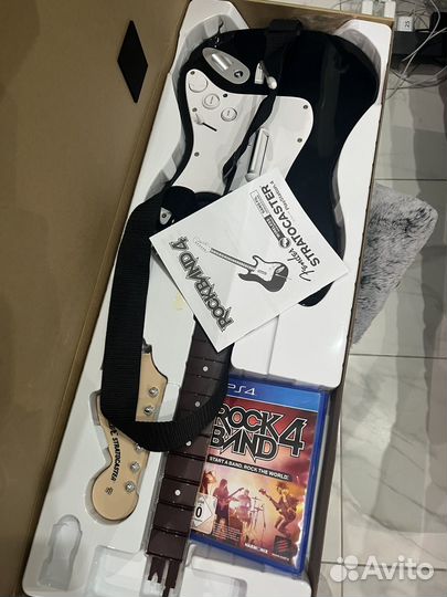 Rock Band 4 гитара и диск